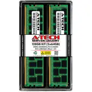 A-Tech 128GB 2x 64GB 2Rx4 PC4-25600L LRDIMM DDR4 3200 MHz ECC Server Memory RAM