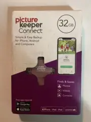 Picture keeper Connect For Iphone And Android 32GB - New In Box Sealed