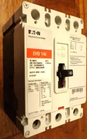 EATON EHD3040BP10 3P 40A CIRCUIT BREAKER, NEW (No box)!!