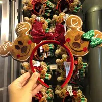 在飛比找樂天市場購物網優惠-迪士尼聖誕節米奇米妮耳朵髮箍 跨年可愛聖誕帽交換禮物