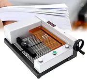 Automatic Desktop Paper Cutter, Electric Leather Paper Cutter, Stack Paper Trimmer Stack Cutter, with Grid Ruler Annotation, with Safety Guard, Cutting Thickness 40mm, for Office Home School