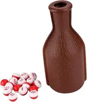 BIUDECO Billiard Dice Shaker Bottle With Numbered Balls - Tally Peas Balls and Pool Shaker Cup - Billiards Accessories