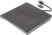 LABRIMP External USB Slot in CD DVD Rw Optical Drive Burner Recorder Black Intelligent Design No External Adapter Required Convenient Pop Up Tray