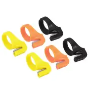 6Pcs Plastic Quilting Sewing Thread Cutter Ring, Yarn Cutter Ring, 3Color