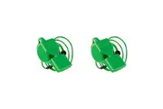 2PK Fox 40 Summit Classic Whistle Sports Accessory w Breakaway Lanyard Green