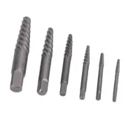 New Damaged Screw Extractor Steel Hardened Portable Broken Bolt Extractor Kit
