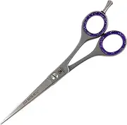 SOLINGEN Small Sharp Professional Dog Scissors/Mane Scissors with Razor Edge and One-sided Micro Serration, 5.5 Inches (14.2 cm) Satin Finish - Premium Quality Made in Germany