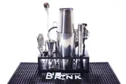 13-Piece Premium Cocktail Kit for Bartenders and Home Mixologists with Stand,...