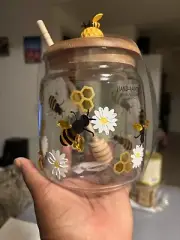 Clear Honey Pot