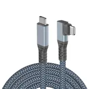 90 Degree Data Line USB C to USB Type C Cable Right Angle Fast Charging