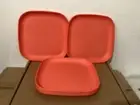 Tupperware Picnic Plates - Set 4 in Guava Pink - Brand New
