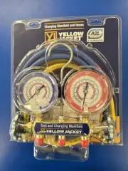 YELLOW JACKET-A2L COMP MANIFOLD W/ 3-1/8" GAUGES & 60" HOSES (32/454B/410) 42036