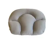 Sleeping Pillow Ergonomic Design Memory Foam Head Support Massage Cushion Pillow Health Supplies for Home - Light Grey