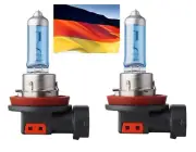 Flosser SilverBlue H11 70W White Two Bulbs Head Light High Beam Replace Upgrade