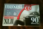 MAXELL XLII High Bias (90 Minutes) Blank Audio Cassette Tape