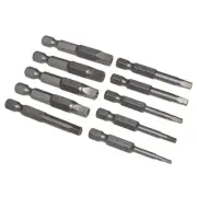 10pcs Screwdriver Bit Set Security Tamper Proof Screw Driver Drill Bit