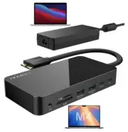MacBook Pro Docking Station, iVANKY 12 in 2 Dual 4K@60Hz WITH POWER ADAPTER