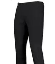CHAMPRO Value Pull-Up Baseball Pants, Youth XS, Black, Waist 21-23"