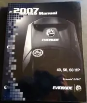 2007 EVINRUDE E-TEC OUTBOARD 40,50,60 HP SERVICE MANUAL P/N 5007209 NEW (711)