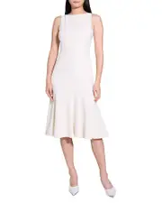Theory Crepe Midi Dress