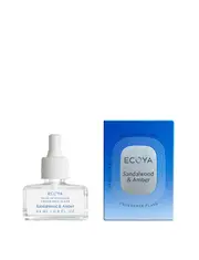 ECOYA Sandalwood & Amber Plug-In Diffuser Fragrance Flask