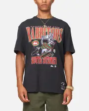 [MITCHELL & NESS] Mitchell & Ness South Sydney Rabbitohs Mascot Character T-shirt Faded Black - Size S S Faded Black