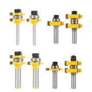 Carbides Tipped Tongue and Grooves Router Bit Set Achieve Better Result