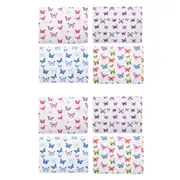 2x 4pc Gibson Gifts Kaleido Butterfly Placemat Tableware Trivet Mat/Pad Set