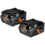 AEG 18V FORCE 5.0Ah Battery - Twin Pack
