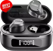 TOZO NC9 Hybrid Active Noise Cancelling Wireless Earbuds Bluetooth 5.3 IPX8 59H