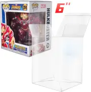 50X Protectors Compatible for Funko Pop! 6" Figures Plastic Display Vinyl Boxs