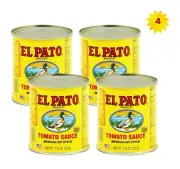 El Pato Mexican Hot Style Tomato Sauce, 7.75 oz x 4 cans