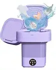 Portable Washing Machine,10L Folding Mini Washer with 3 Modes Deep Cleaning of U