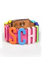 Logo Detail Leather Bracelet
