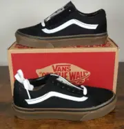 Vans Old Skool Sneakers Gum Black Khaki Shoes Size Men’s 4 Women's 5.5