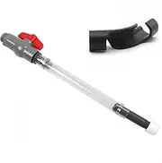 KAMESTORY Fuel Filler Jug Hose Kit,Racing Fuel Jug Hose with Ball Valve Shut & Hose Bender 1 Set