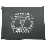 January Capricorn All Men Are Created Equal - Tea Towel cleaning cloth Gift