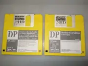 Vintage Brother DP-525CJ DP-530 DP-540CJ DP-550 Original Diskettes Copy Set of 2