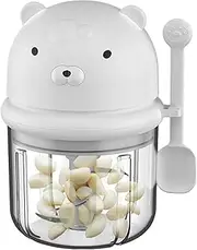 Garlic Chopper Mini - Garlic Mincer Electric - Heavy-Duty Processor Food Cup For Chopping Shredding Grinding Vegetables Meat Fruit Nuts