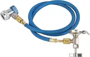 R134a Refrigerant Recharge Hose with Gas Can Fitting Pipe, Can Tap for R502 R 12 R 22, High Pressure Resistant Hose, Easy Lock Coupler, Ideal for Small Containers