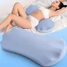 Lower Back Pain Relief Pillow for Sleeping Memory Foam Lumbar Support Pillow ...