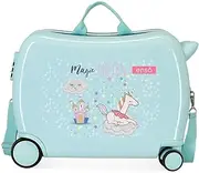 [Enso] Magic Unicorn Children's Suitcase, Blue, Children's Suitcase