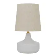 Gabino Table Lamp, White, Ivory