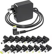 90w Universal Laptop Charger AC Adapter for HP Asus Acer Toshiba Dell Lenovo Fujitsu Gateway Ultrabook Chromebook IBM Compaq Samsung Sony Notebook Power Supply 18V/18.5V 19V/19.5V 20V 6A with 16 Tips