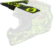 Oneal 3SRS Attack Kids Helmet Peak, multicolored One Size