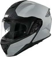 SMK Gullwing Solid, flip up helmet , color: Matt Light Grey/Black , size: M