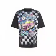 Adidas Jeremy Scott Shirt JS Rally NASCAR Style Print Checker TEE Adult Size XS