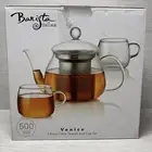 Baccarat Glass Teapot Cup 3 Piece Set Barista Venice
