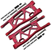 IWBR Front Lower Suspension Arm 9530 9531 Fit For Traxxas 1/8 Sledge 4WD Monster Truck 95076-4 RC Car Upgrade Parts (Color : Red)