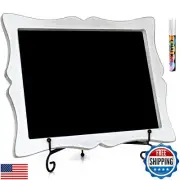 Small Chalkboard Sign with Easel (11x13) + White Liquid Chalk Marker | Hangin